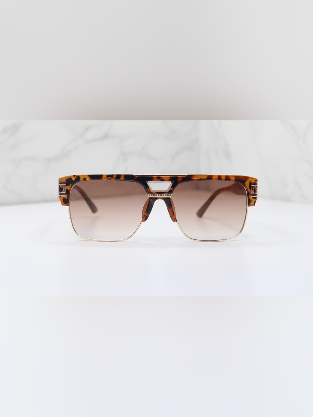 Men's Shield Sunglasses with Gradient Lenses